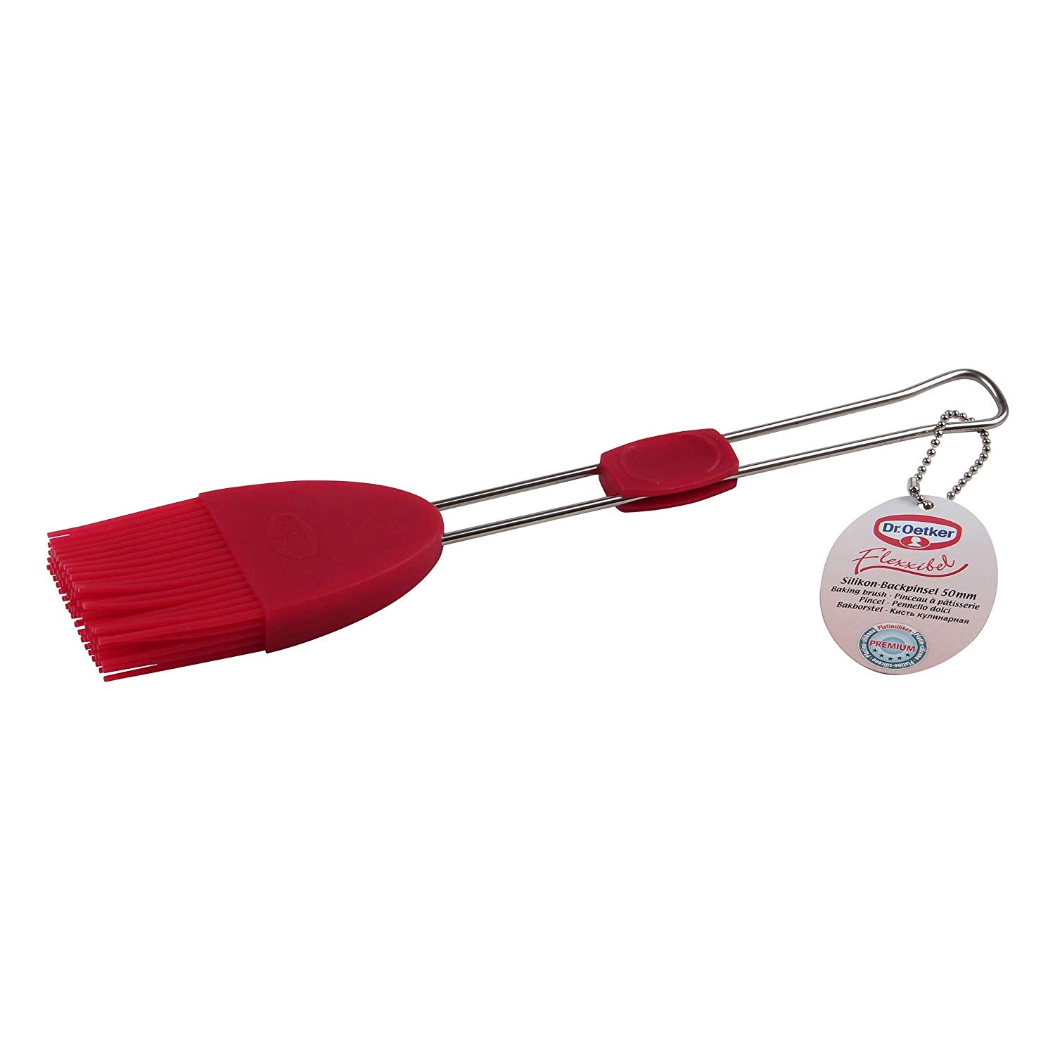 Dr.Oetker Basting Brush Flexxibel of Silicone 5 cm in red, 26.5 x 5 x 2 cm - Image 3