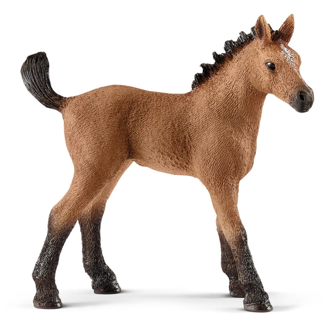 Schleich 13854 Quarter horse Foal, Brown, small