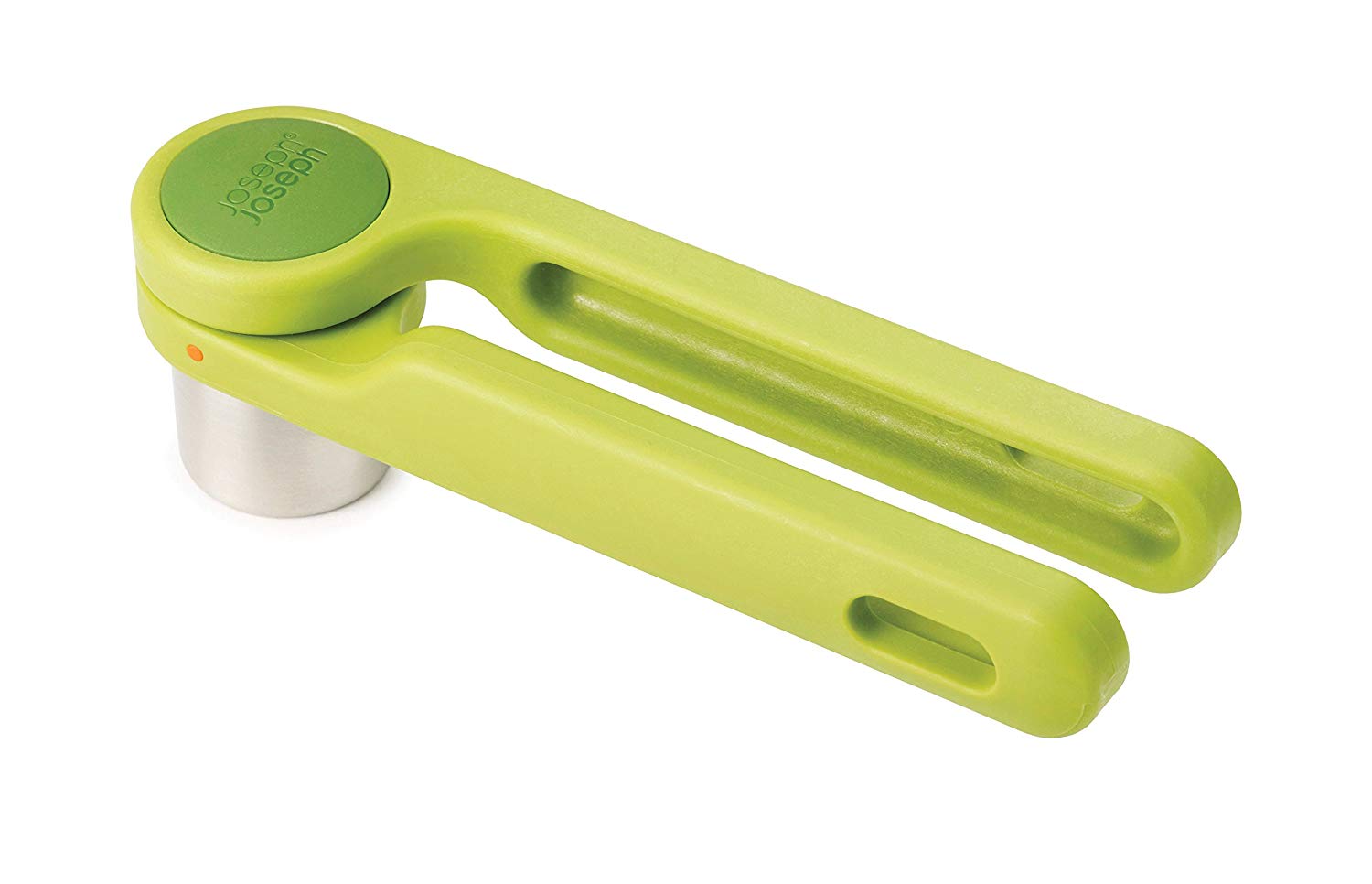 Joseph Joseph Helix Garlic Press, easy crush action, dishwasher safe - Green, 24