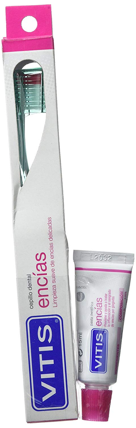 Vitis encias Toothbrush , Assorted colours, Black/White