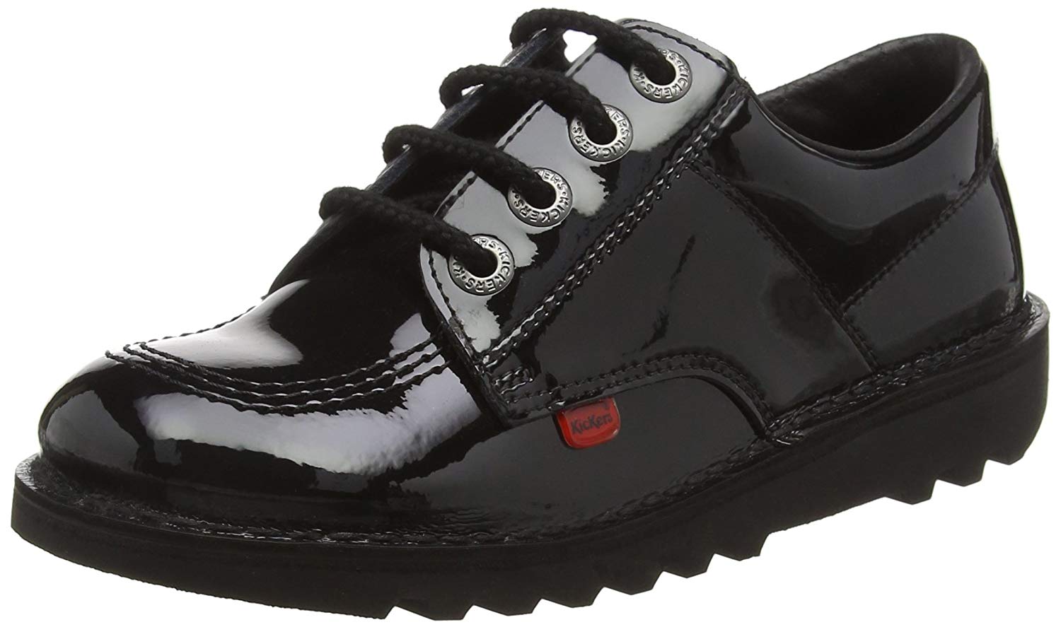 Kickers Unisex Kids Kick Lo Shoes, Black, 6 UK Child