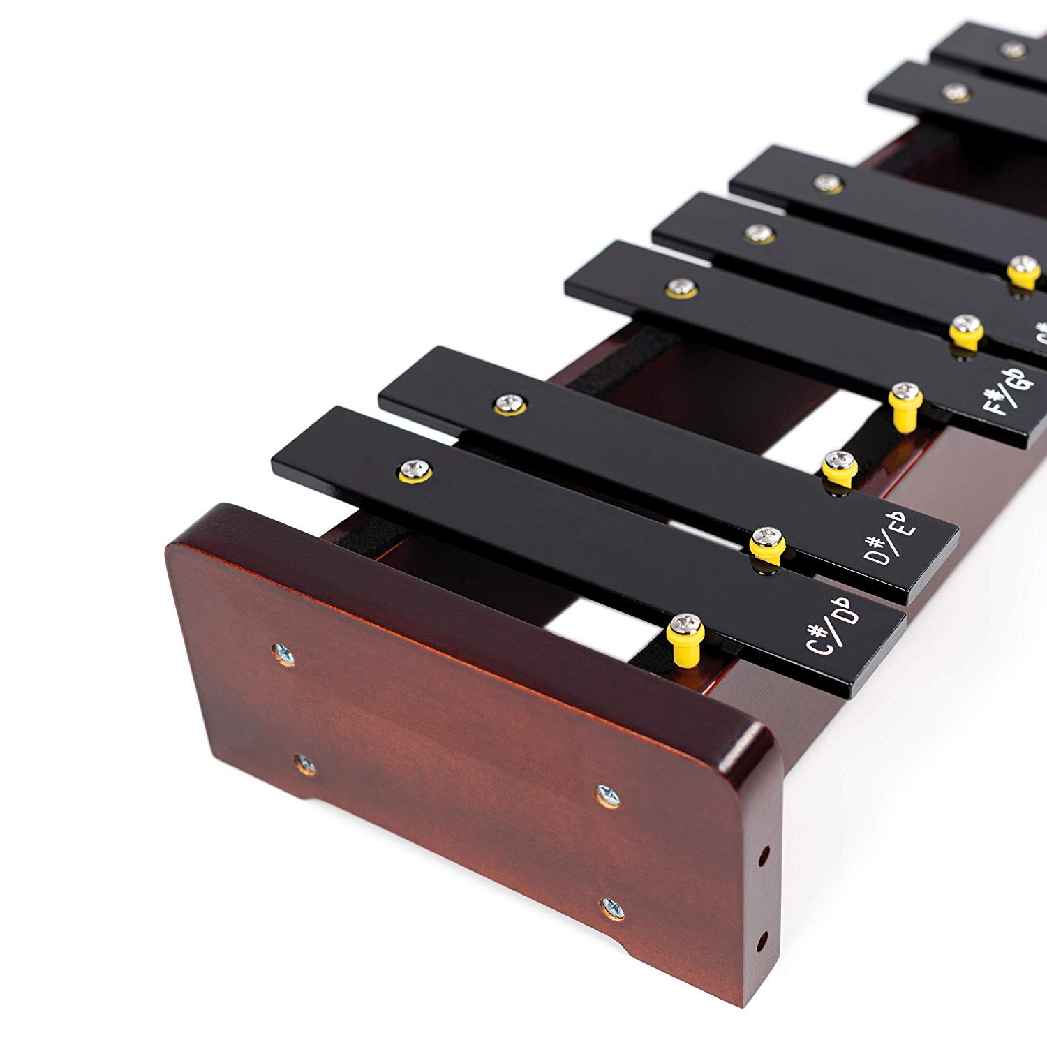 Percussion Plus PP1090 Chromatic Half 9 Note Glockenspiel, White - Image 4