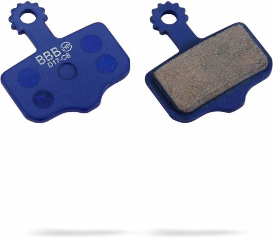 BBB Unisex's BBS-67 Cycling Stop HP Organic High Performance Bike Disc Brake Pad Formula The One, C1, R1, RR1, RX, RO, T1 and CURA, 1 Pair (2 Pieces), Size