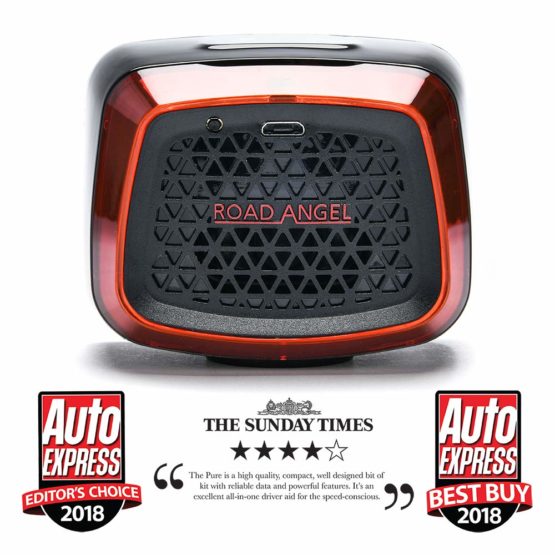 Road Angel Pure Advanced Speed Camera Detector System, Live Data, Lasers, Radars, Alerts, TFT Screen, Built-in Wi-Fi, Black - Image 2