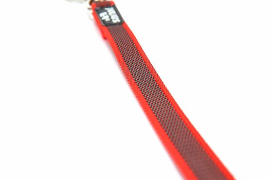 Julius-K9 216GM-R-1-2HS Color & Gray Super-Grip Leash with Handle and O-Ring, 20 mm x 1.2 m, Red-Gray - Image 3