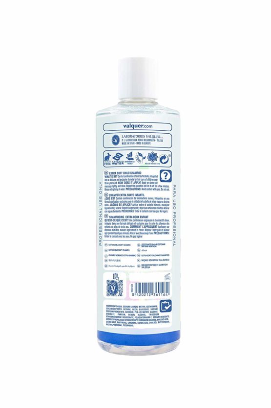 válquer Shampoo Extra Soft Children – 400 ml - Image 3