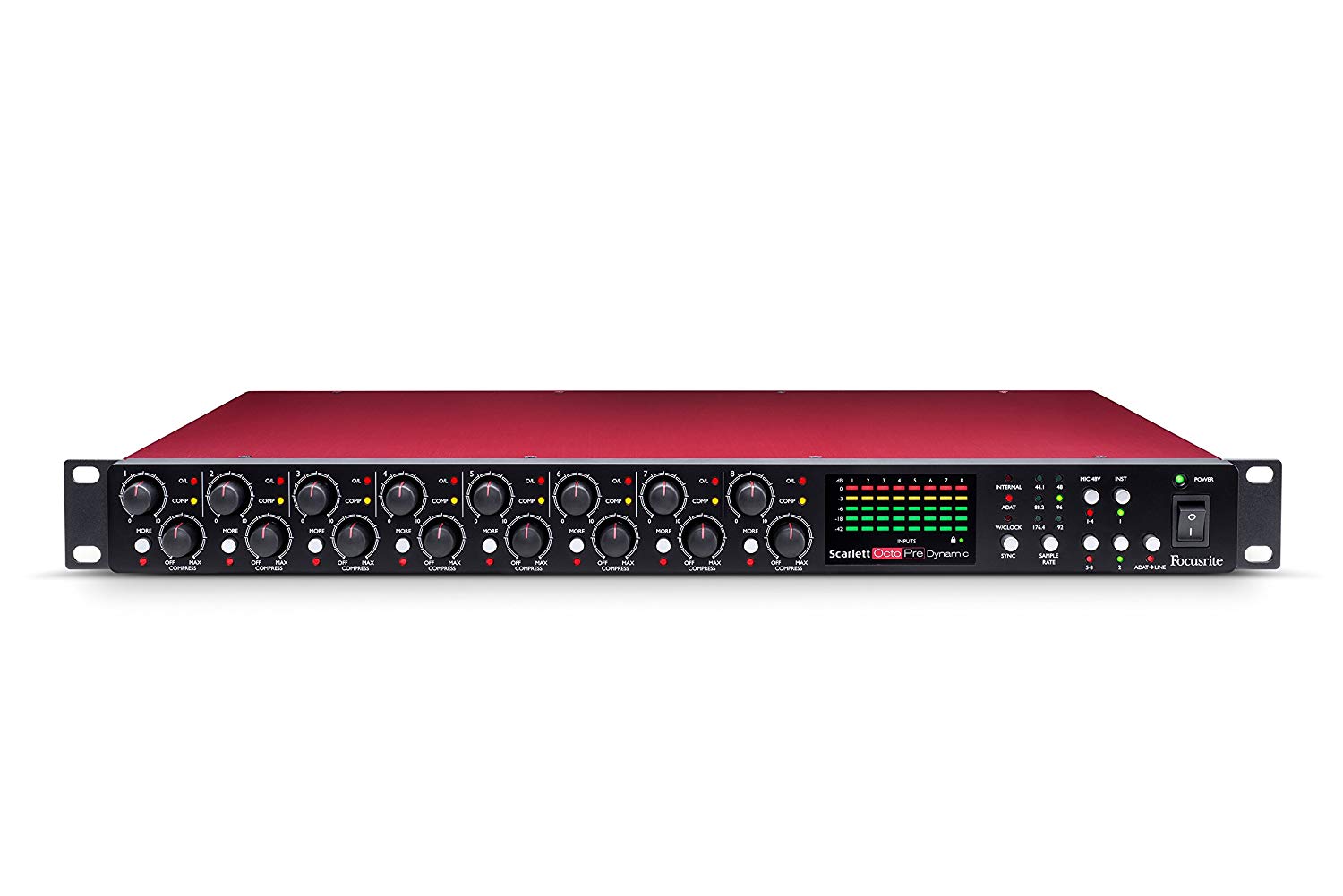 Focusrite Scarlett OctoPre Dynamic for Recording Producing, and Live Music - Image 3