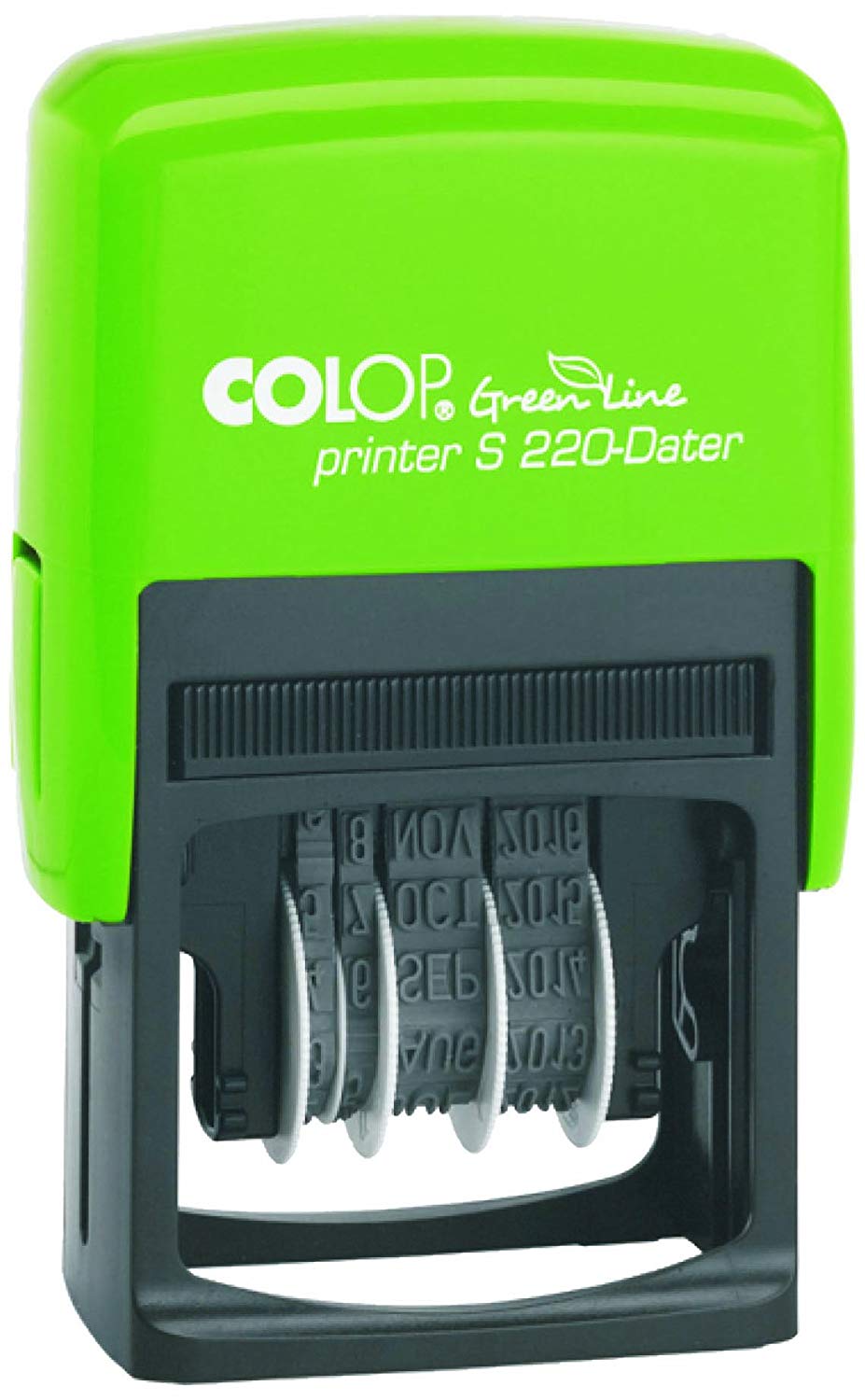 Colop S220 Green Line Date Stamp 12 Years Self-Inking Imprint 22x45mm Black Ref 15520050