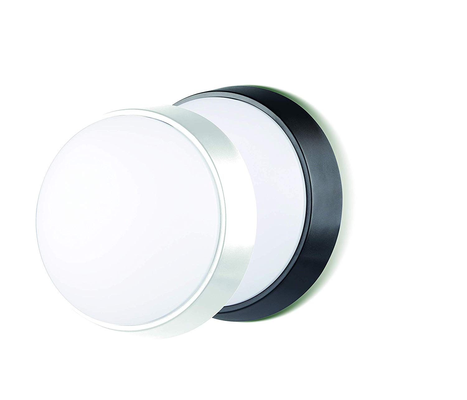 Luceco Eco Outdoor LED Bulkhead Light, Decorative Exterior Lighting, Round, Black, IP54, 10W, 700lm, 4000K, EBER10S40 - Image 4
