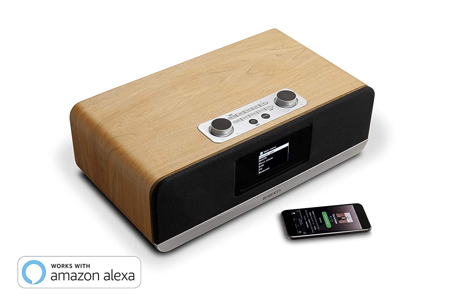 Roberts Radio Stream 67 Alexa Voice Controlled Smart Audio Speaker