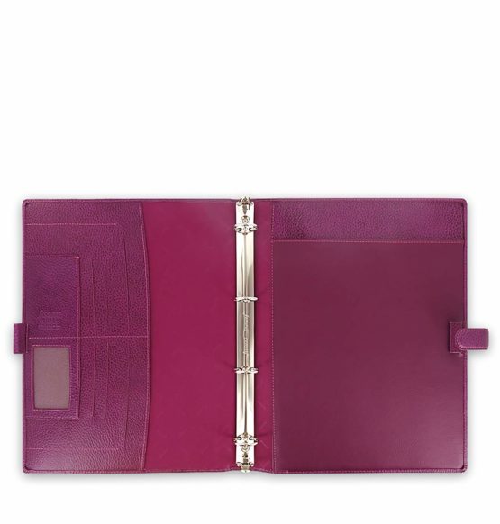 Filofax A4 Finsbury Organiser - Raspberry - Image 3