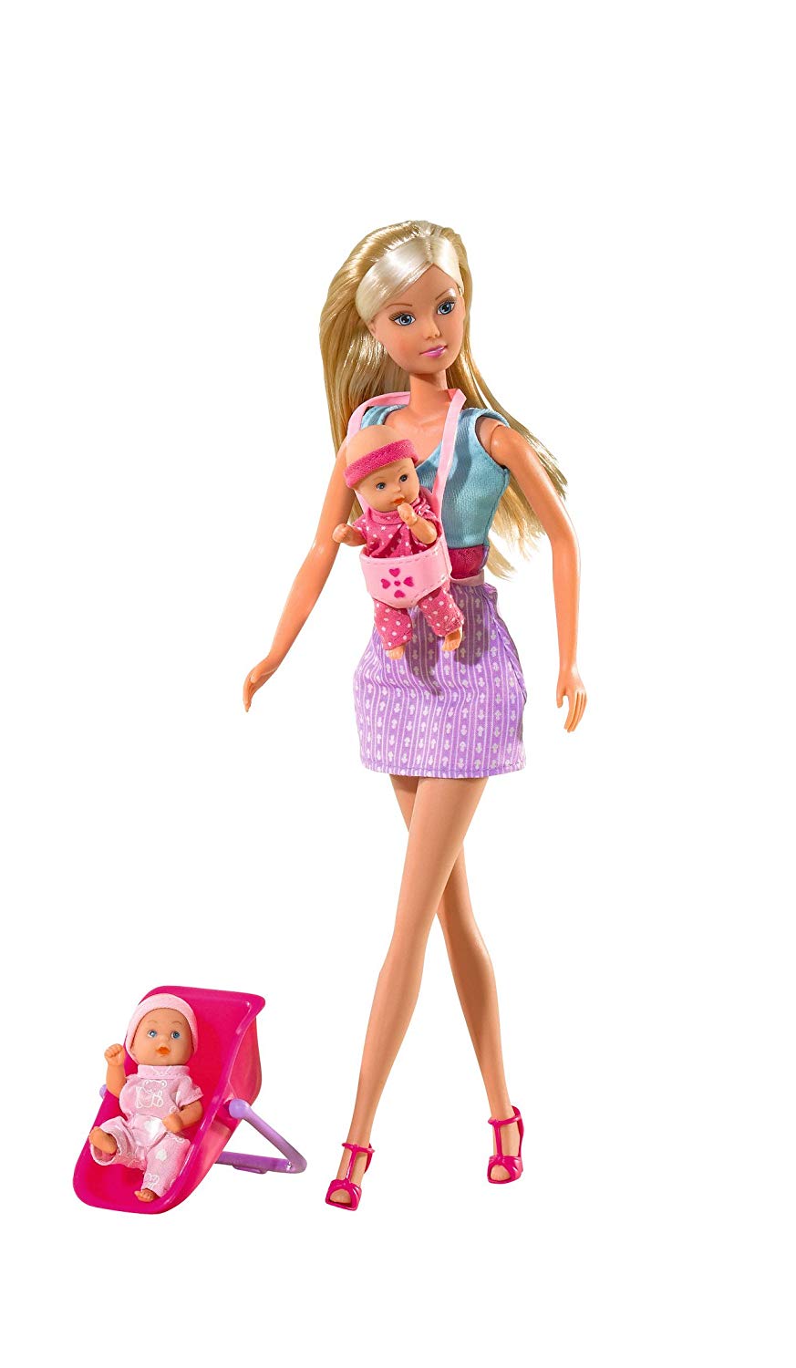 Simba Smoby Steffi Love Baby Sitter, Multicolor, 29 cm