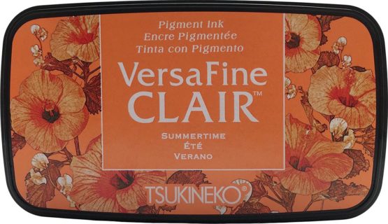 Tsukineko VF-CLA-701 Summertime Versafine Clair Ink Pad, Synthetic Material, Orange, 5.6 x 9.7 x 2.3 cm
