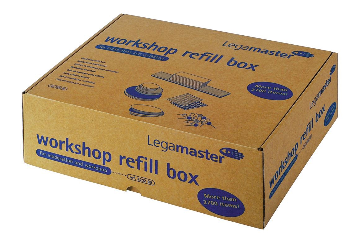 Legamaster workshop refill box - 2700 pieces ideal for facilitating all kind of workshop for trainers coaches, facilitators, teacher - Image 2