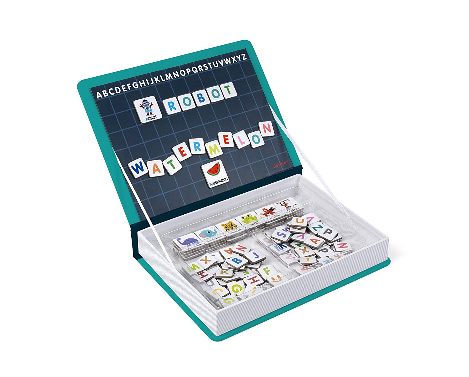 Janod J02712 Magneti'Book Alphabet Educational Game, English Version, Turquoise - Image 4