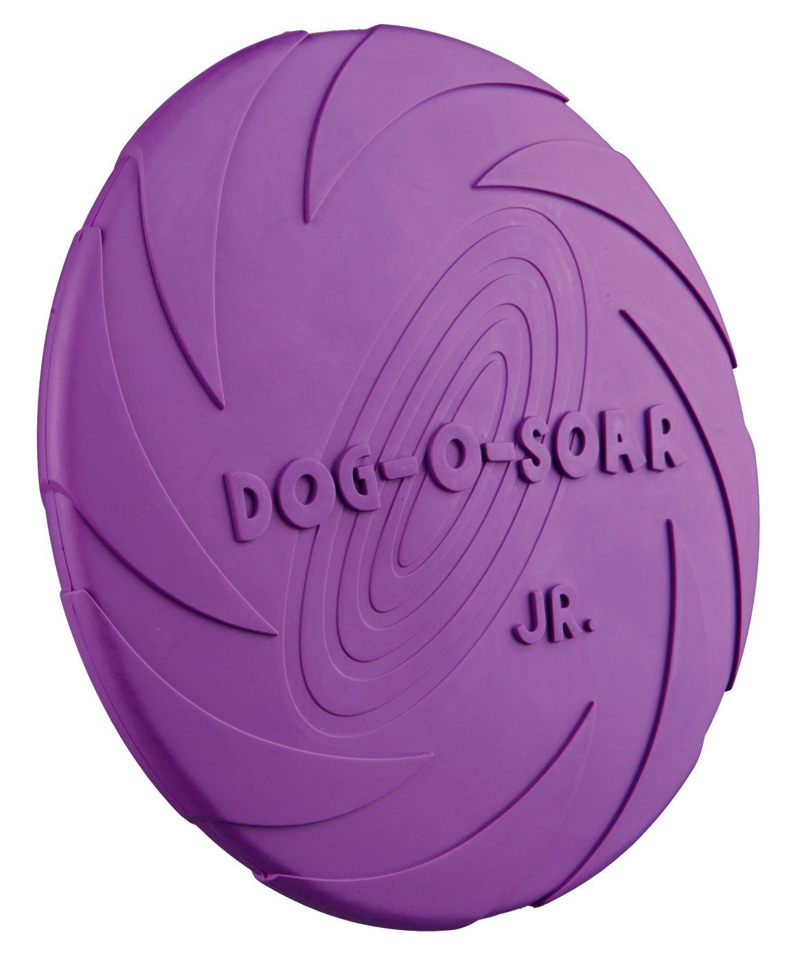 TRIXIE Dog Disc Natural Rubber - ideal for fetch games - ø 22 cm - orange - 33502, Yellow, Maße: ø 22 cm - Image 3