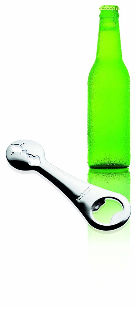 BUGATTI 43-7080cr Kiss Bottle Opener Stainless Steel Zamak 14.5 x 4.2 x 1 cm - Image 2