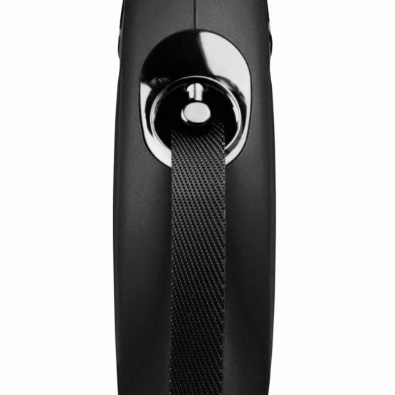 flexi New Classic Retractable Lead Tape, Black, Small, 5m, 15kg - Image 3