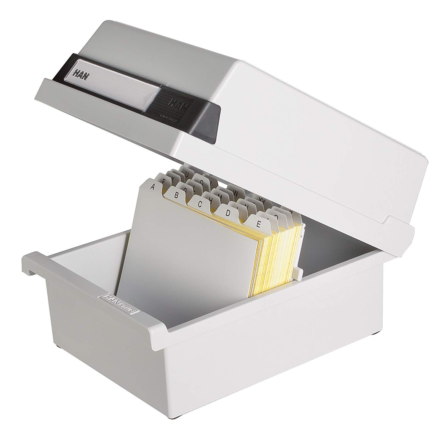 HAN 966-11, Card filing box A6 landscape. Innovative, attractive design holds 800 cards - Image 2