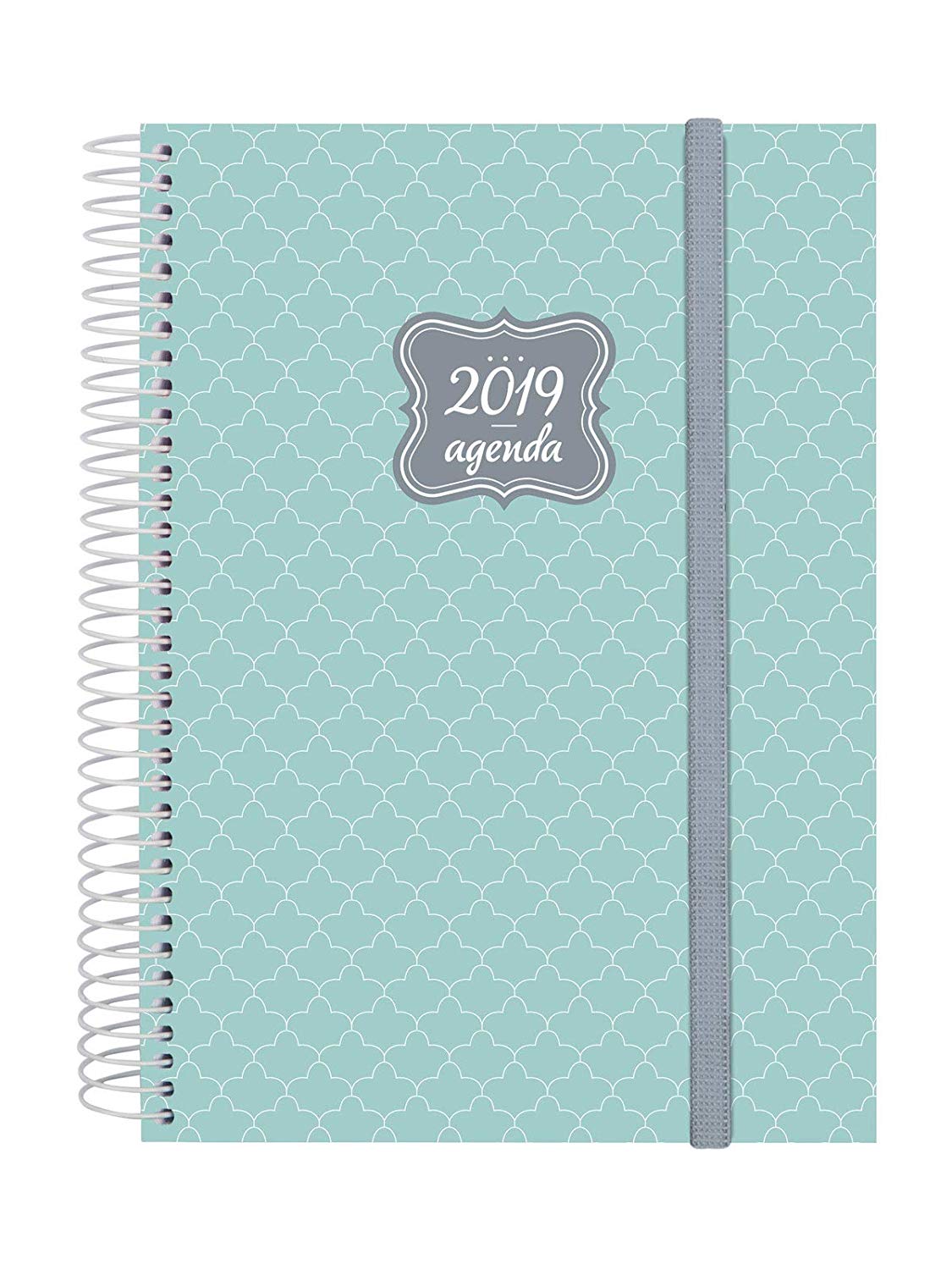 Finocam 742351519 Daily Planner 2019, 1 Tag Tag (Sa/Dom Compl.), E10 (155x212mm)