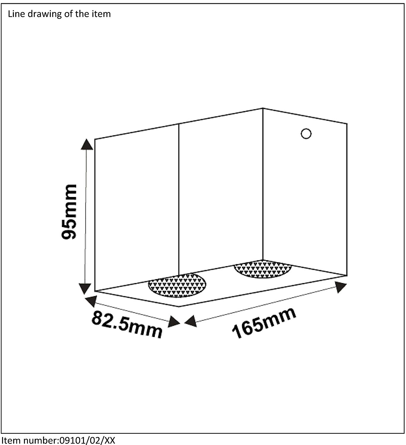 LUCIDE BODI - Ceiling Spotlight - 2xGU10 - Black, 16,5 x 8 x 9,5 cm - Image 4