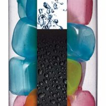 BarCraft Reusable Ice Cubes, Plastic, Multi Colour, Pack of 18