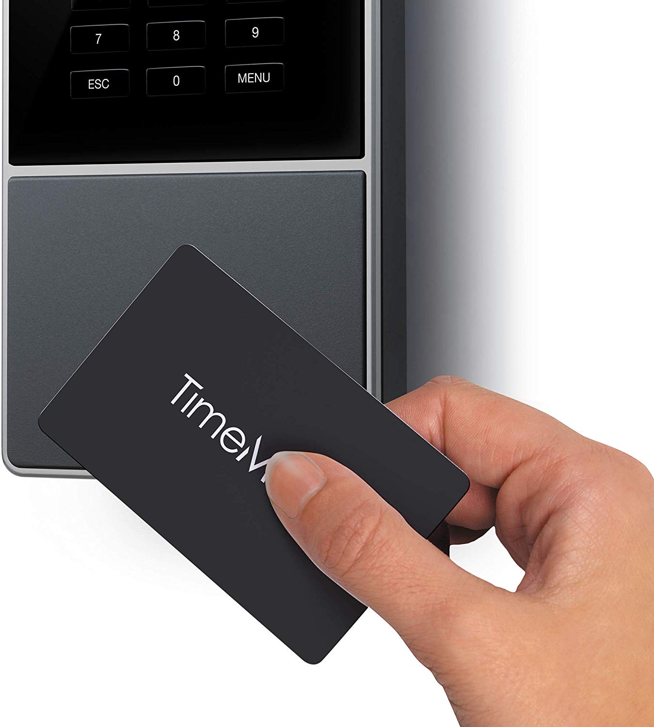 TM-616 Cloud-Based Employee Time Clock with RFID Badge/Keyfob and PIN, For Up to 200 Users, Worked Hours Reporting - Image 2