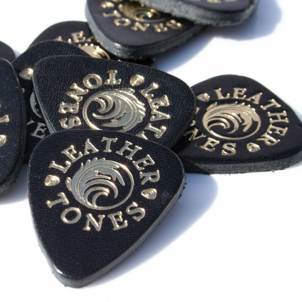 Leather Tones Black Leather (Pack of Four) - Image 3