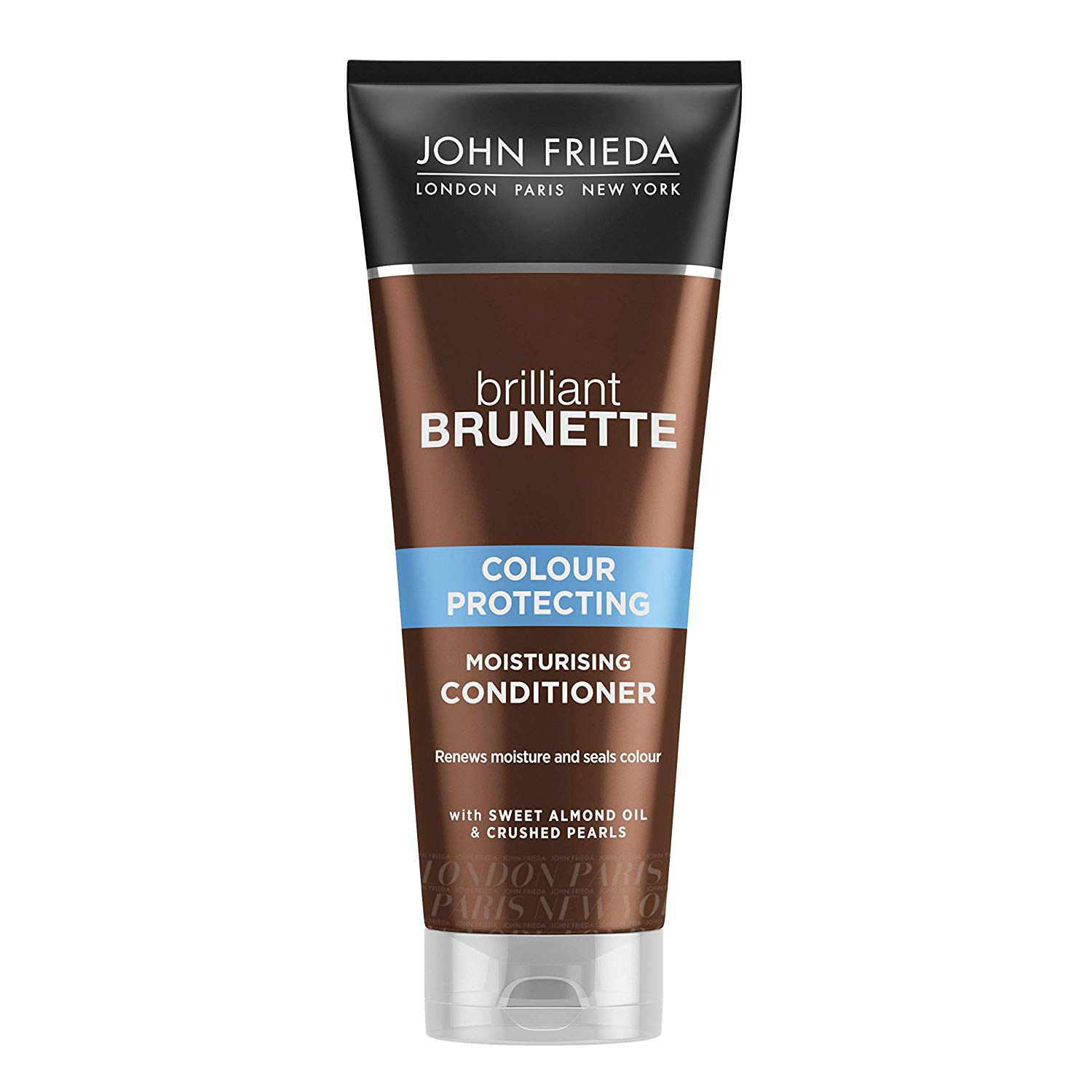 John Frieda Brilliant Brunette Colour Protecting Moisturising Conditioner 250ml, 250 ml (Pack of 1)
