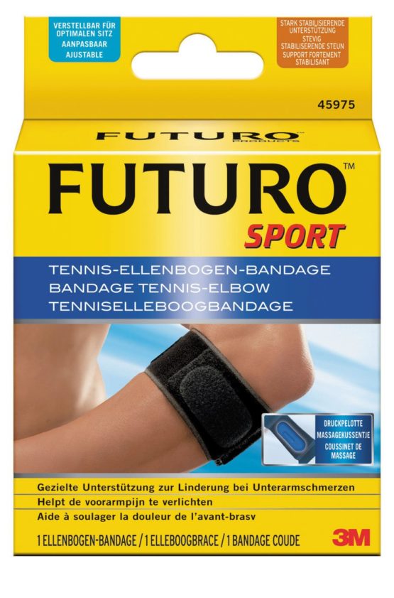 FUTURO Tennis Elbow Strap - Provides targeted pressure for forearm pain - Adjustable