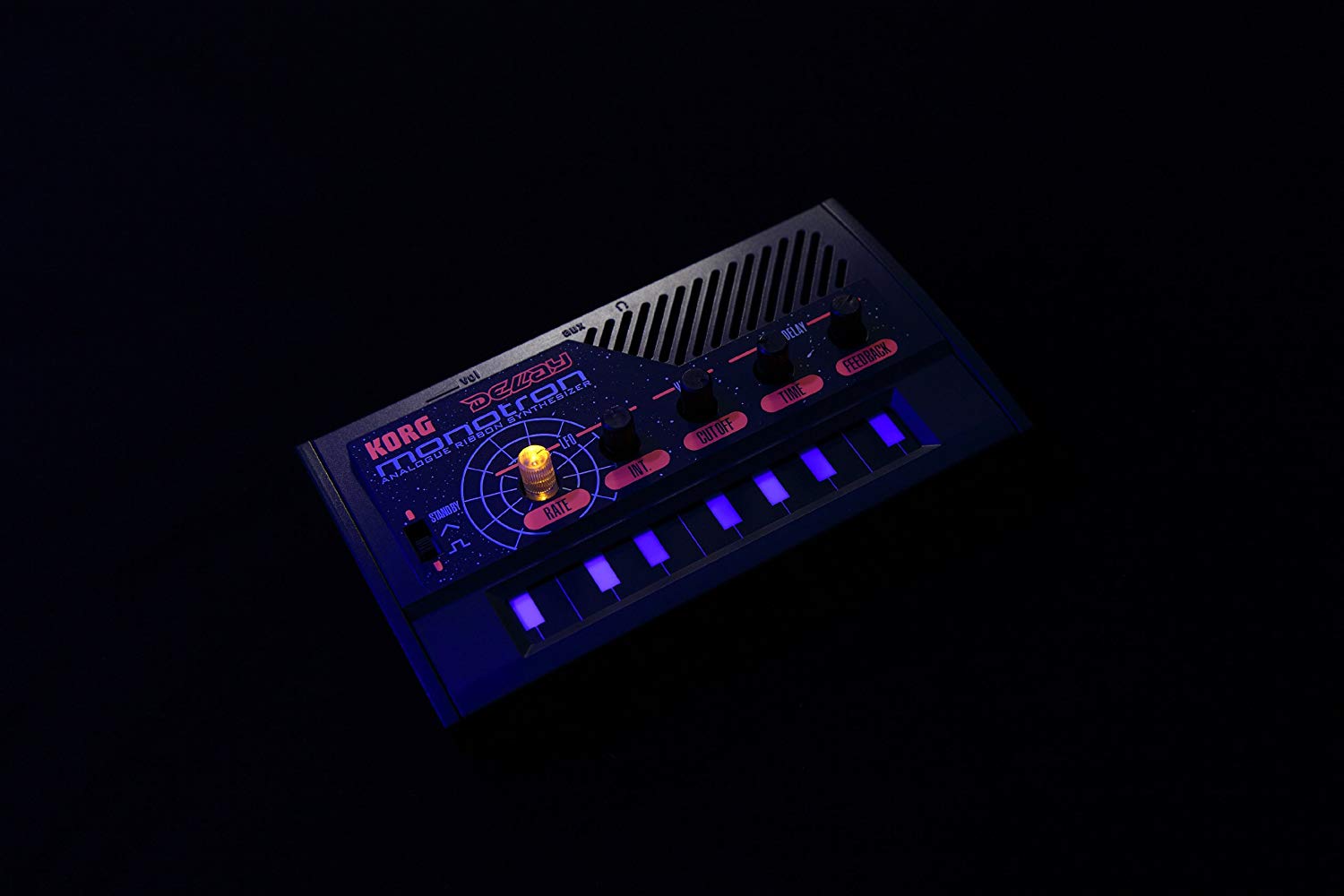 Korg - MONOTRON-DELAY Analog Ribbon Synth with Delay Effect and Built-in Speaker, White, standart - Image 4