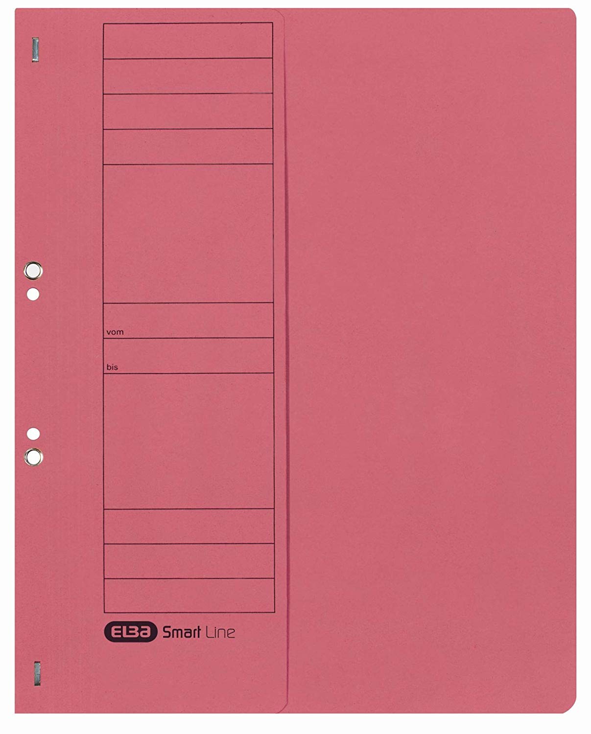 Elba 21451RO Hole-Punched Folders with Commercial Filing 250 g m2 Manila Cardboard for 200 DIN A4 Sheets Half Front Cover Pack of 50 Folders Red - Image 2