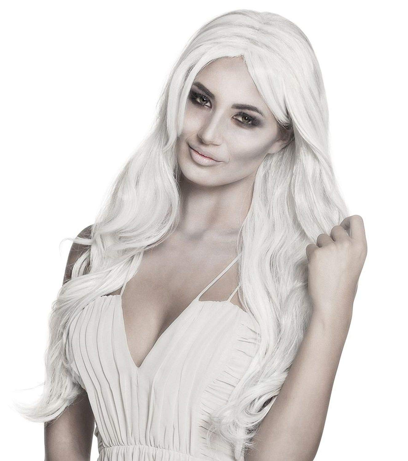 Boland 86198 Ghost Princess Wig White