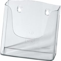 SIGEL LH116 Wall-Mounted Literature Holder, for A5, acrylic, clear, 1 pc.