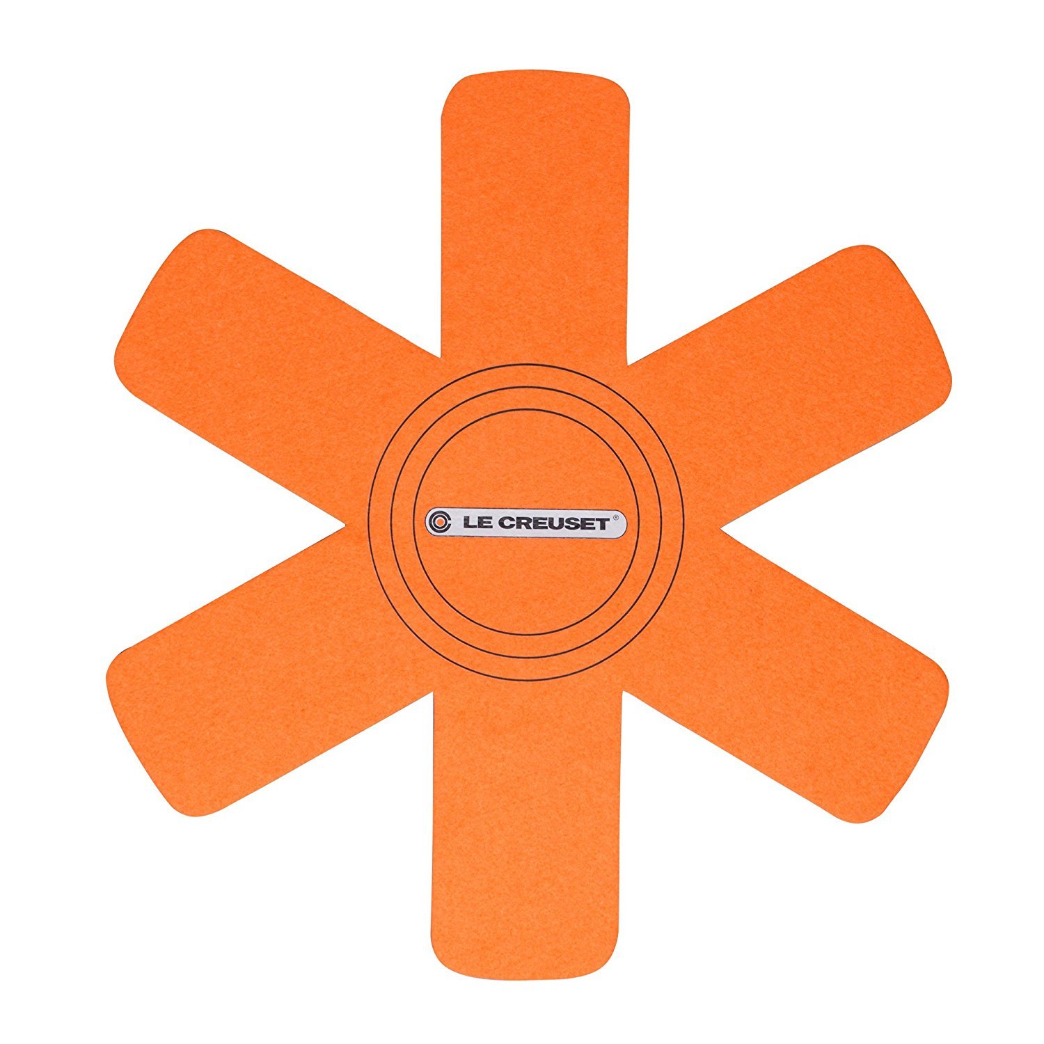Le Creuset Set of 3 Utensil protectors, Adapted for all types of casseroles Volcanic, 45901400900002, 41x41x0.04 cm