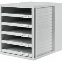HAN 1401-11, SCHRANK-SET Drawer set . Innovative, attractive design with 5 open drawers, light-grey
