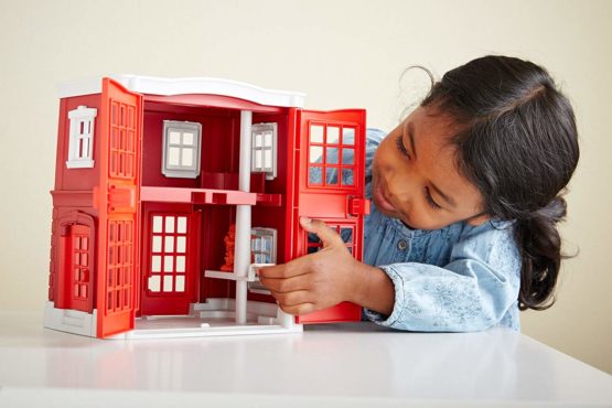 Green Toys Fire Station Playset - Image 4
