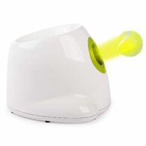 ALL FOR PAWS Hyperfetch Ultimate Throwing Toy Interactive Automatic Ball Launcher Dog Toy, Tennis Ball Throwing Machine for Dog Training, 3 Balls Included (Mini Style) With European adapter