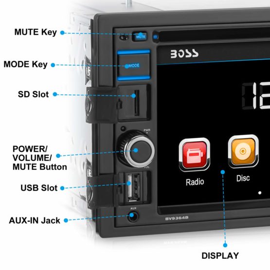 Boss Audio System DVD Receiver with Monitor - Image 4