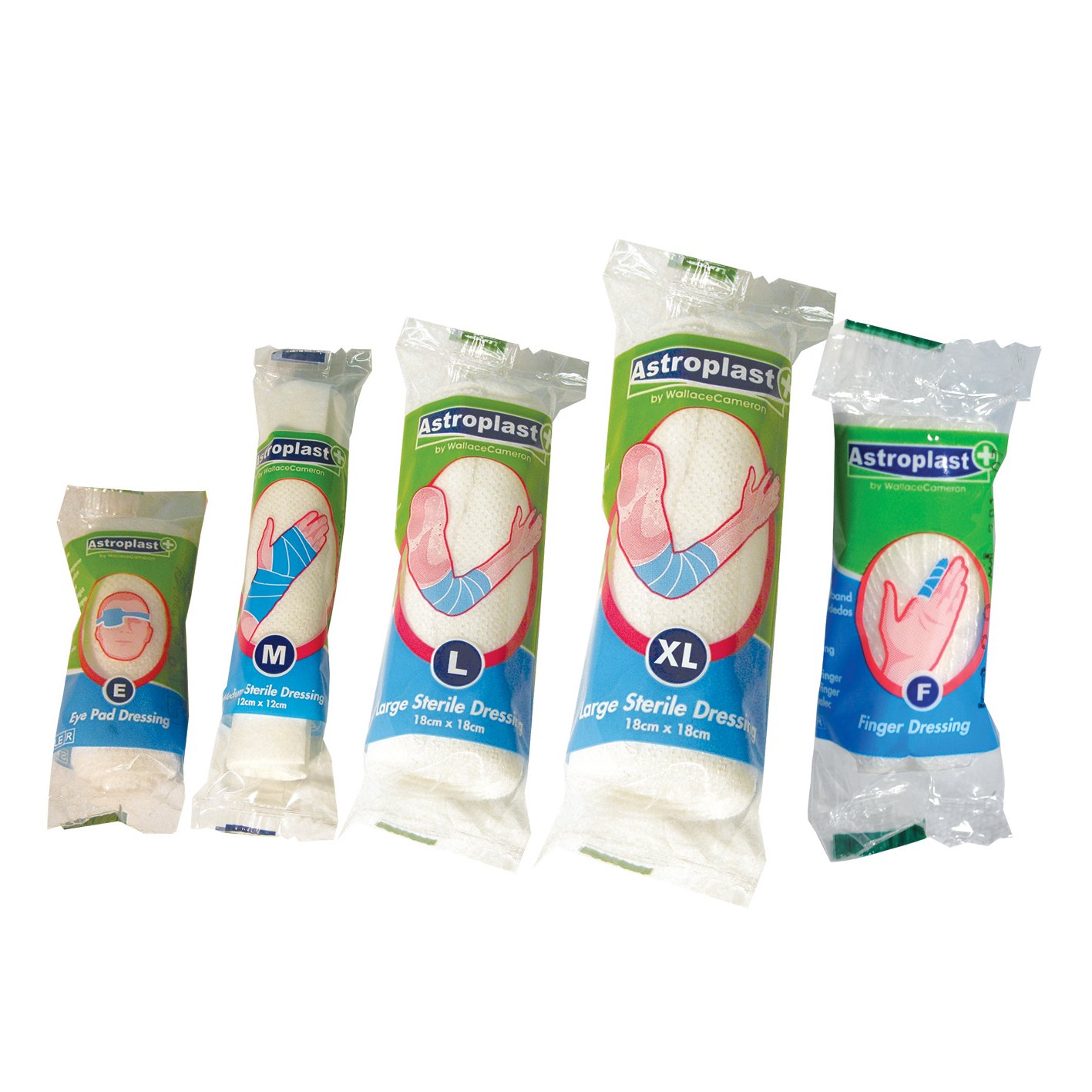 Astroplast Assorted Sterile Dressing Pack, 10 Count (Pack of 1)