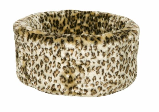Danish Design Cosy Cat Bed, Medium, 50 cm, Leopard