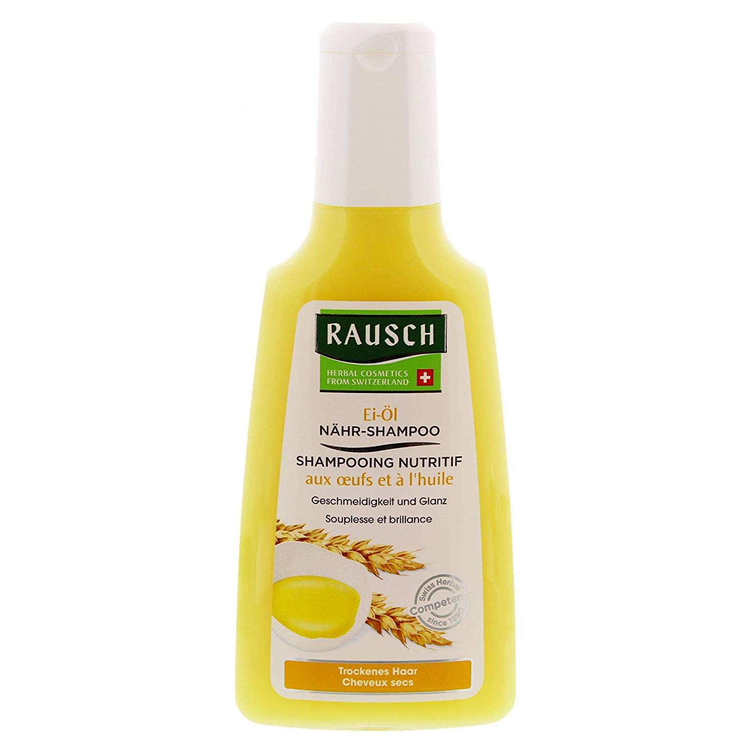 Rausch Dry Hair Nourishing Shampoo with Egg-Oil 200ml, White, 200 ml (Pack of 1)