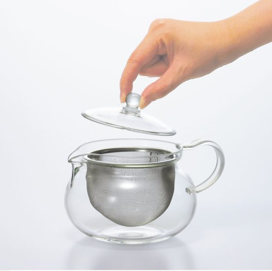 Hario CD Chacha Kyusu-Maru-Pot for Brewing Tea 700ml, Glass - Image 4