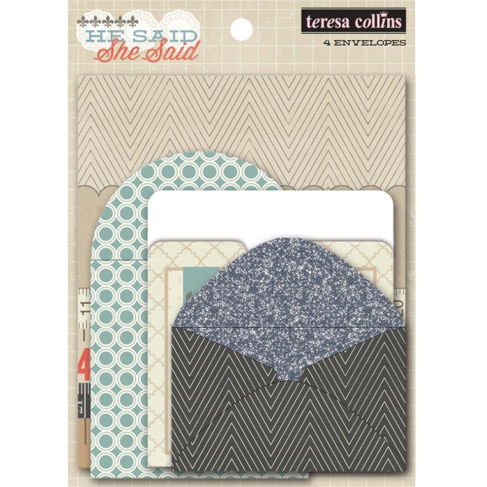 He Said, She Said Envelopes, Multi-colour