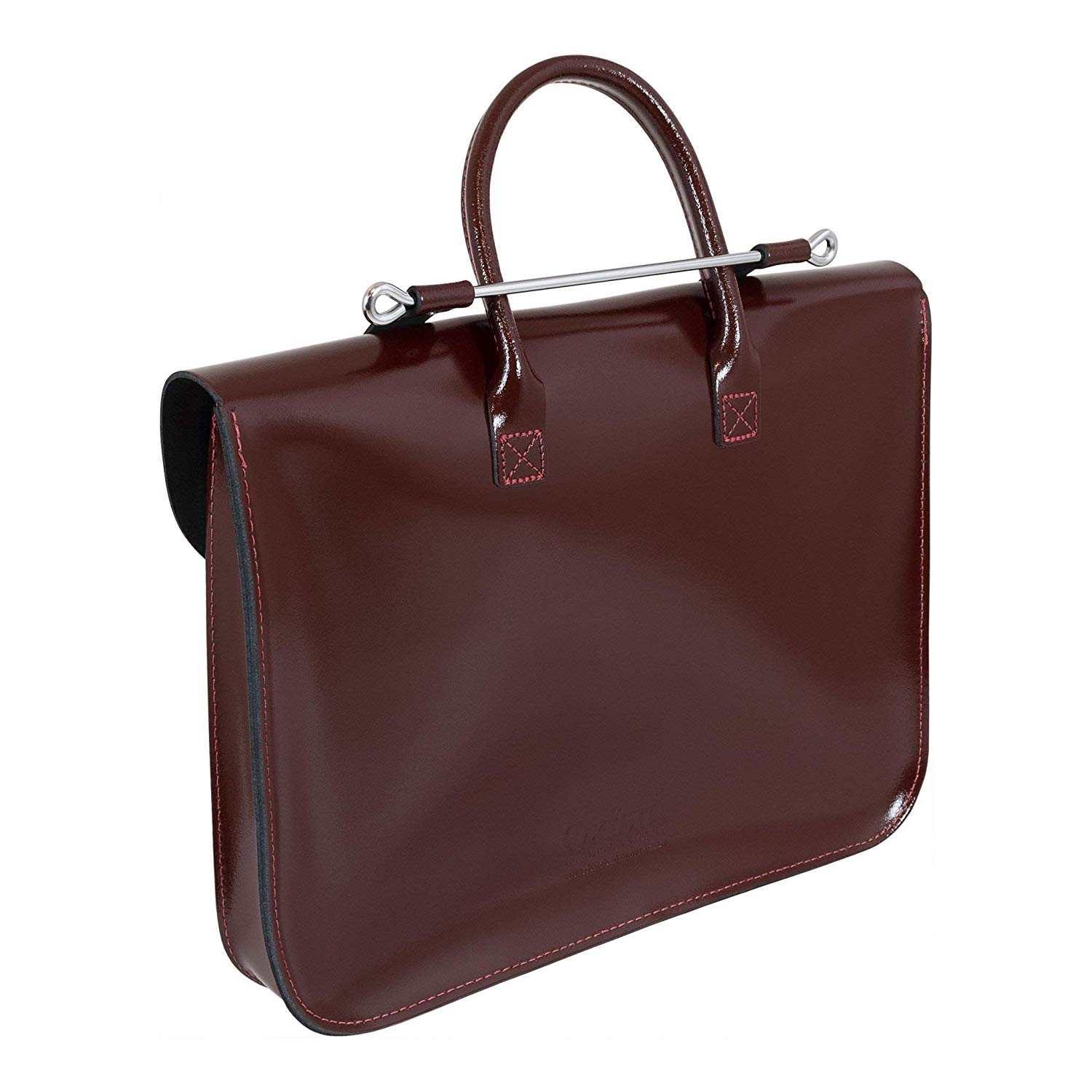 Oxford Traditional Leather MC1-W Music Case - Wine - Image 2