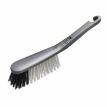 Addis Hand Brush with Stiff Bristles and an Extra-Sturdy Handle, Metallic Silver, 1