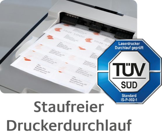 Avery Zweckform Universal-Etiketten Etikett 70x35mm InkjetLaserCopy A4 100BLATT 2400ST Weiss - Image 3