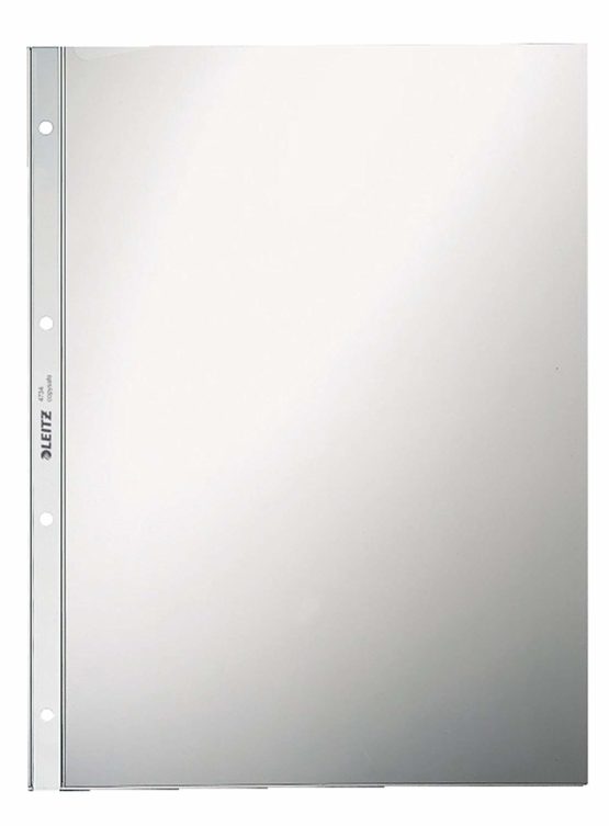 Leitz 4734-31-00 Super Premium Document Wallet A4 PVC Hard Film Waterproof Pack of 10