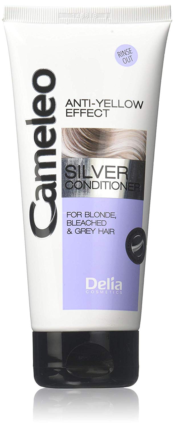Cameleo, Silver Conditioner, No Yellow Colour, for Blonde Grey, White Hair, UV Protect, Daily Use