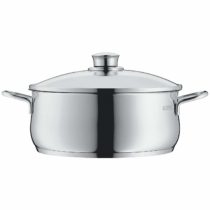 WMF cookware Ø 20 cm approx. 3l Diadem Plus pouring rim glass lid Cromargan stainless steel brushed suitable for all stove tops including induction dishwasher-safe